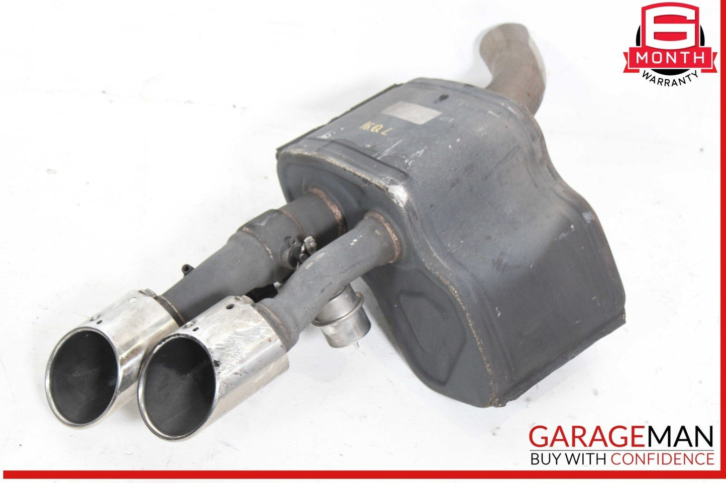 14-17 Maserati Quattroporte SQ4 Rear Right & Left Exhaust Muffler Dual Tip OEM