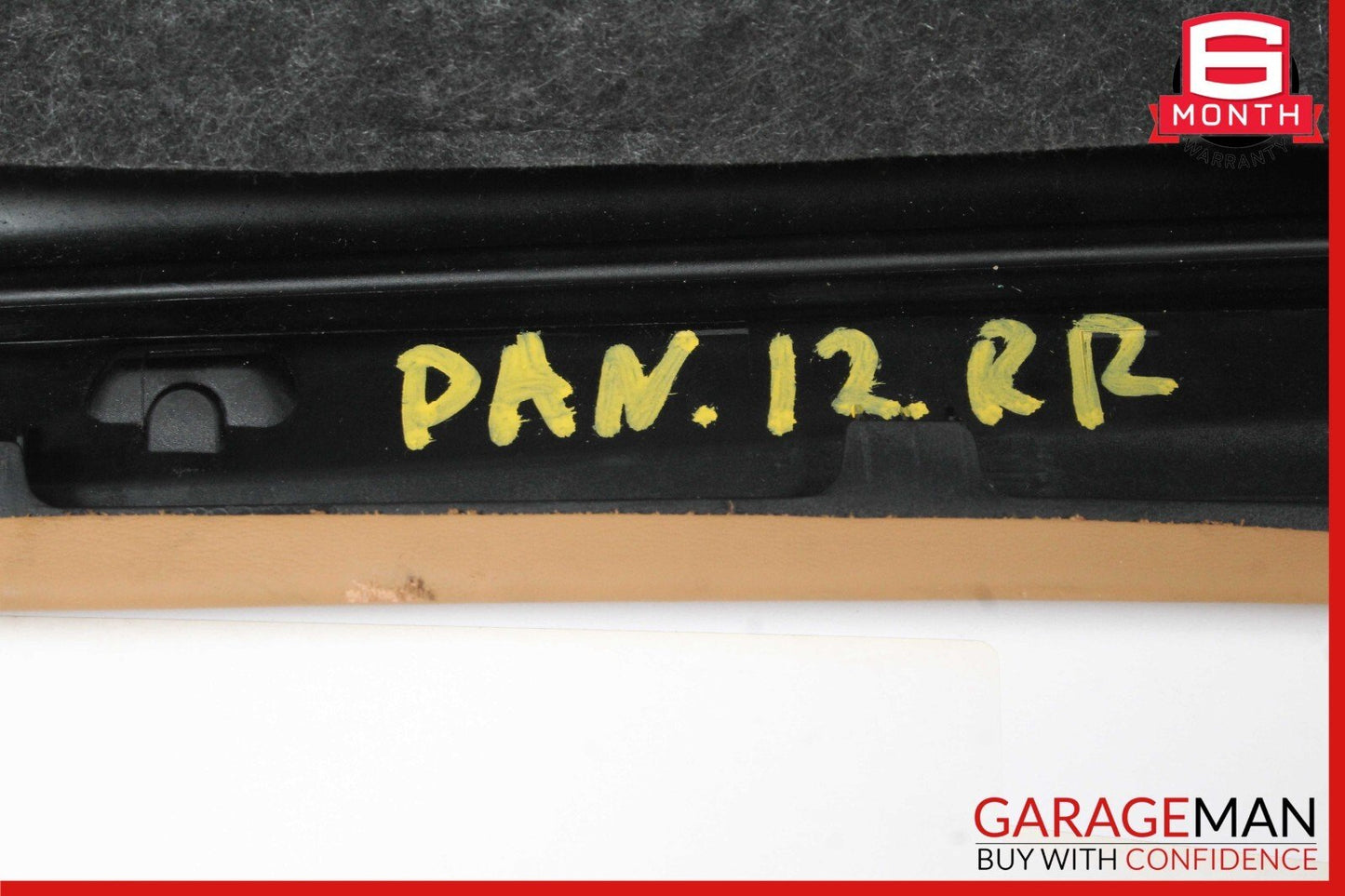 10-16 Porsche Panamera 970 Rear Right Side Interior Door Panel Trim Cover Assy