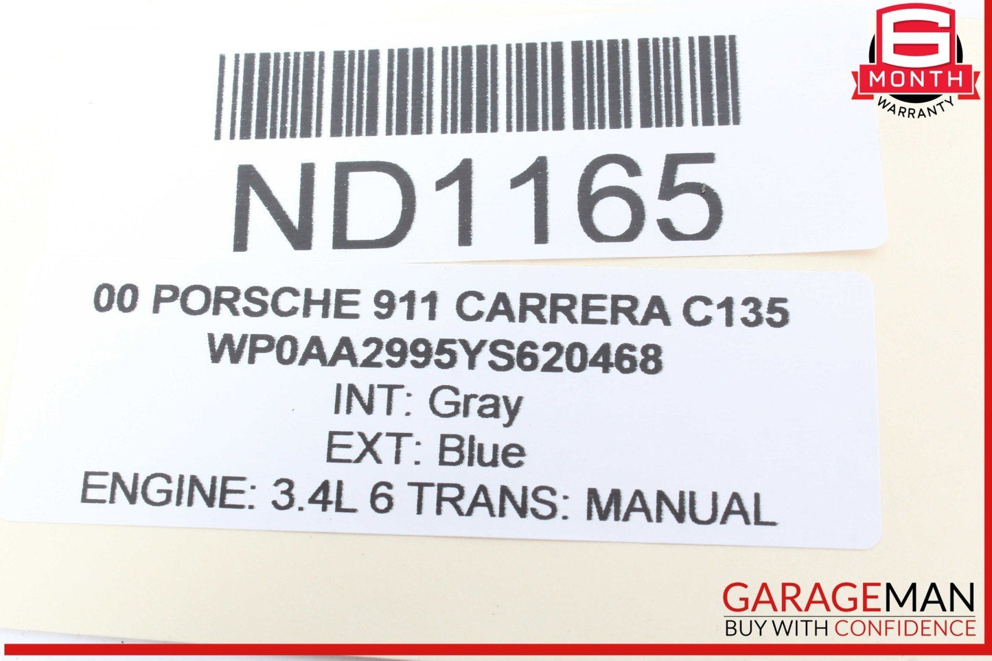 99-12 Porsche Carrera 911 996 Rear Right or Left Suspension Upper Control Arm
