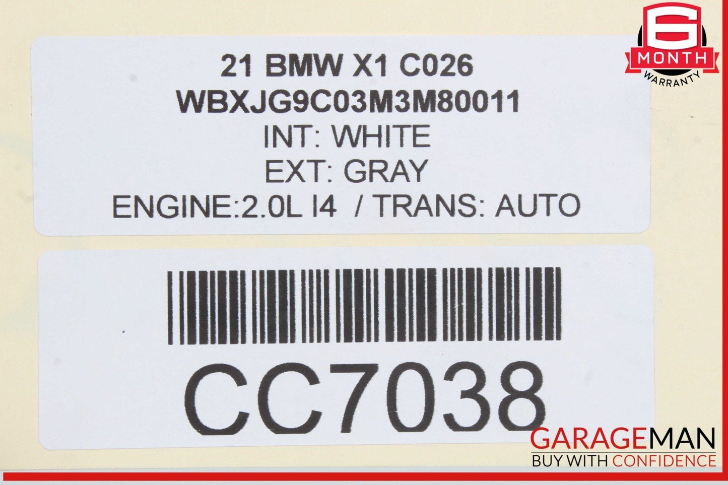 16-22 BMW X1 X2 Rear Axle Differential Carrier Support Bracket OEM