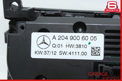 12-14 Mercedes W204 C300 C63 A/C Climate Temperature Heater Switch Control Beige
