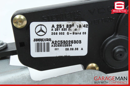 06-13 Mercedes W251 R350 ML450 Rear Right Side Quarter Glass Window Motor OEM