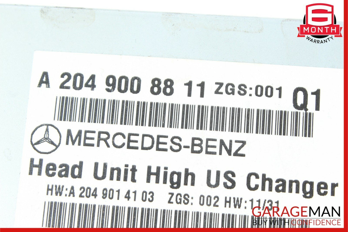 Mercedes W204 C250 C300 C350 Navigation Command Head Unit CD Audio OEM