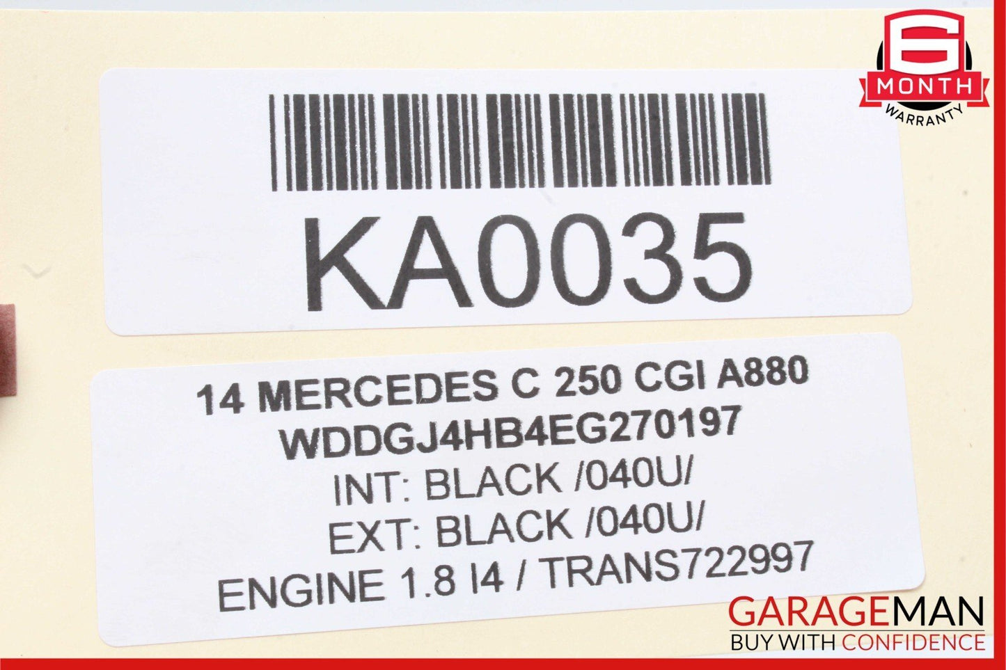 08-14 Mercedes W204 C300 C63 Sedan Front Right Door Tweeter Speaker Trim Cover