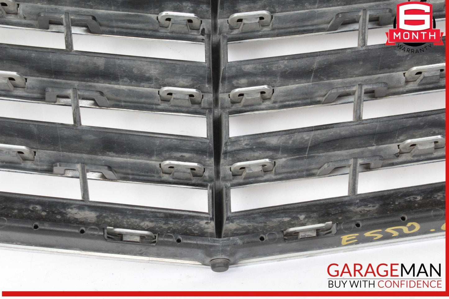 07-09 Mercedes W211 E550 E350 Front Center Bumper Grill Grille Trim Cover Panel