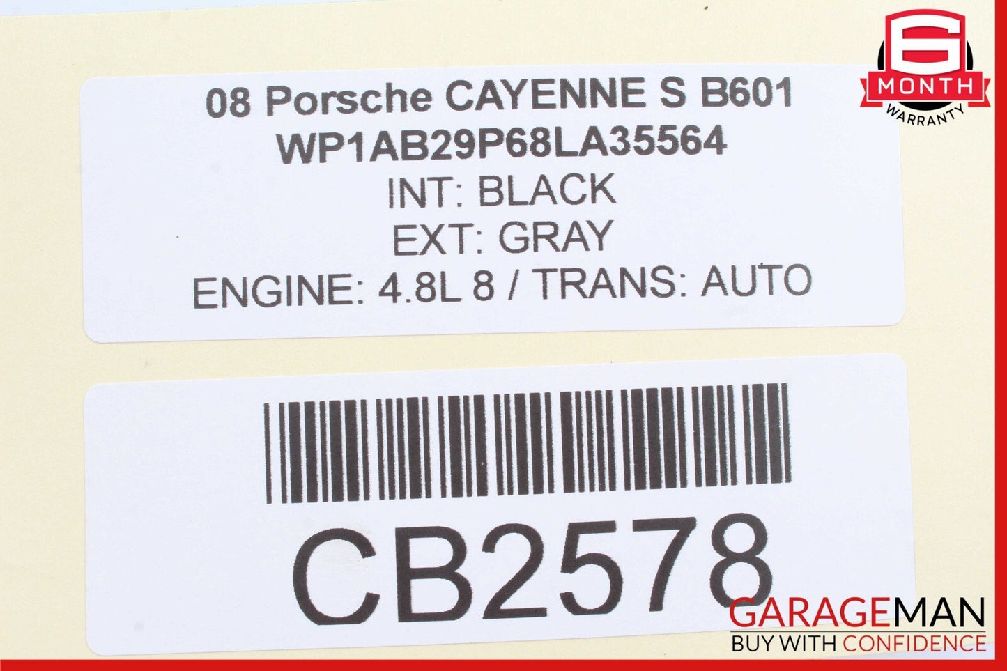 03-10 Porsche Cayenne S Front Right & Left Shock Absorber Strut Spring Set OEM