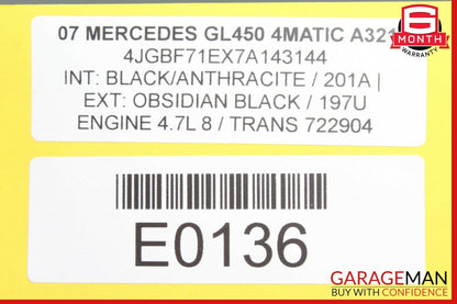 07-09 Mercedes X164 GL450 GL550 Rear Left Driver Side Exhaust Muffler Tip OEM