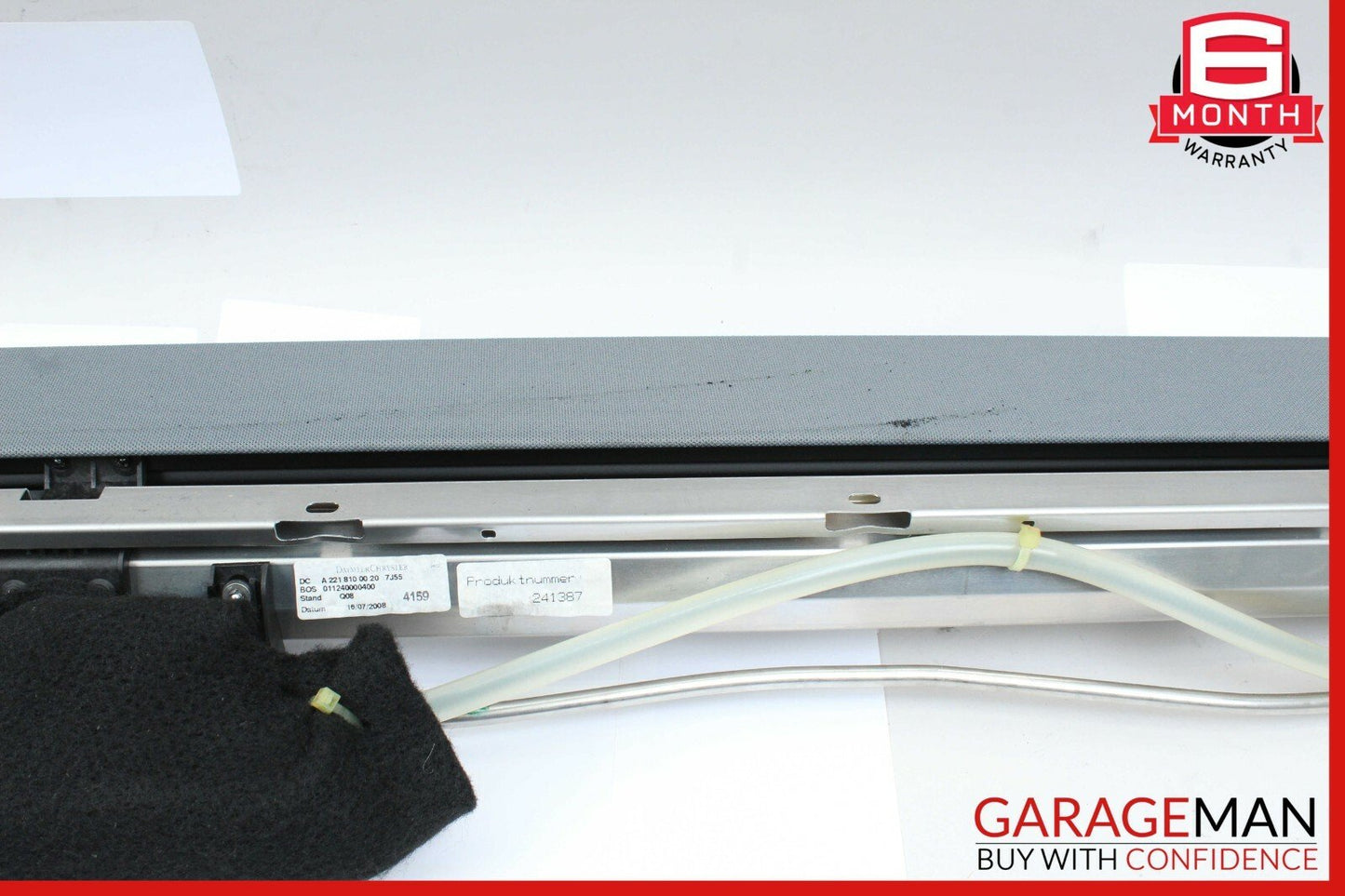 07-13 Mercedes W221 S600 S63 AMG Rear Window Sun Shade Screen Roller Blind Gray