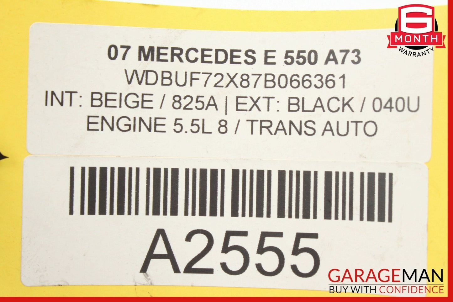 03-09 Mercedes W211 E320 E350 E550 Front Right Side Door Controller Module