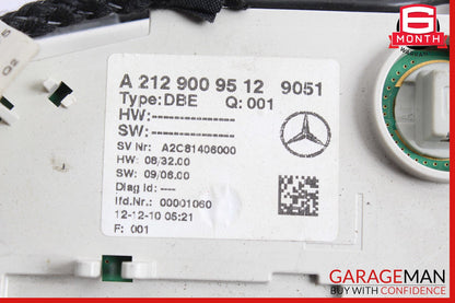 10-18 Mercedes W212 E63 Overhead Dome Light Lamp Black 2129009512 OEM