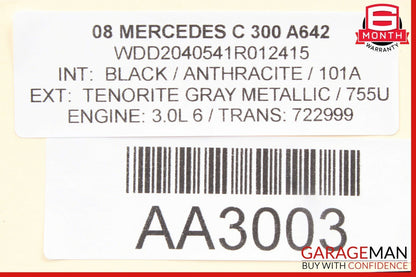 08-11 Mercedes W204 C300 Front Right Exterior Door Handle w/ Door Actuator OEM