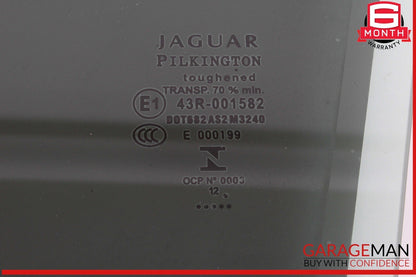 09-15 Jaguar XF Rear Left Driver Side Door Window Glass OEM