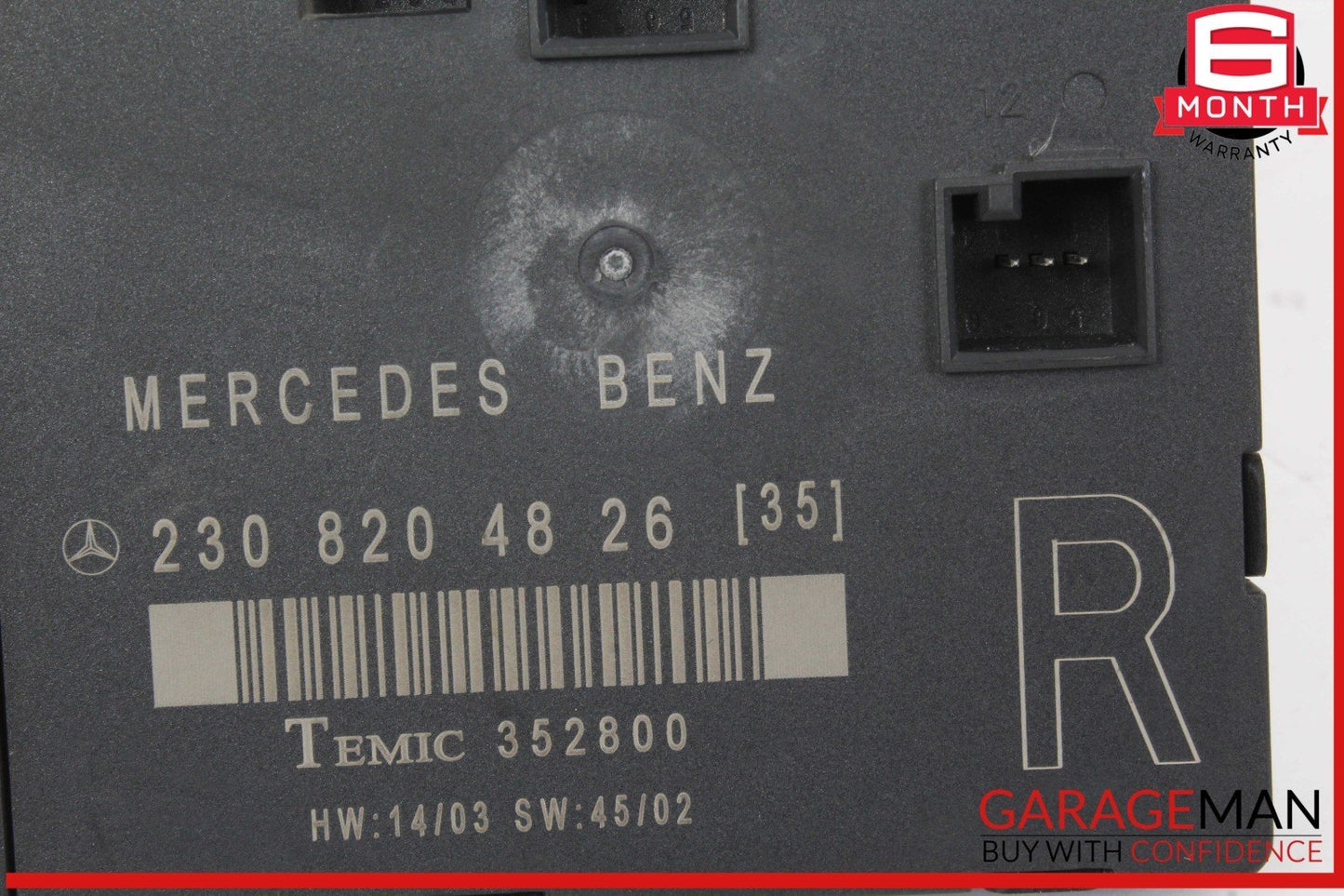 03-12 Mercedes R230 SL500 SL55 SL600 Front Right Side Door Control Module OEM