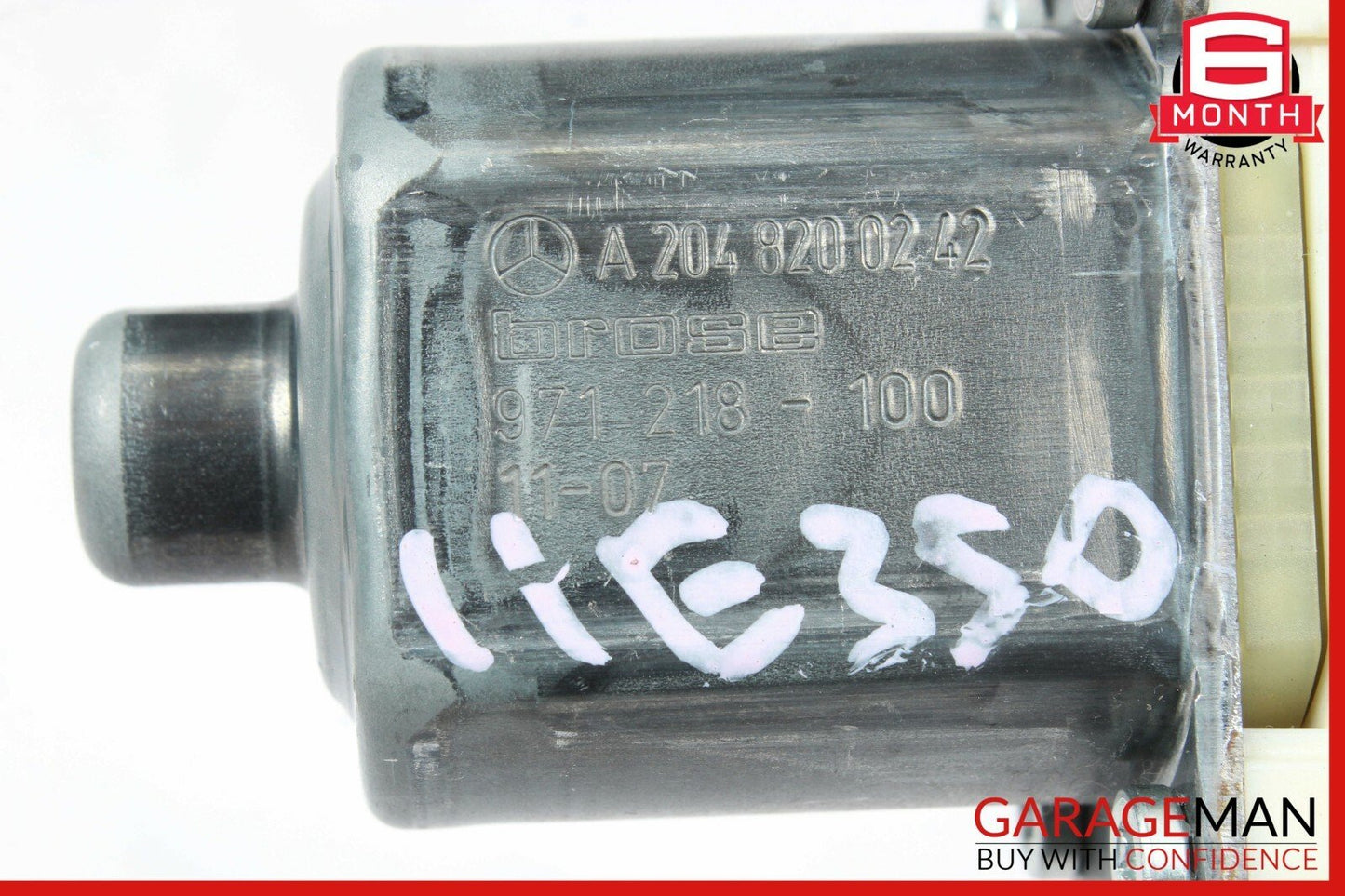 10-16 Mercedes W212 E350 E550 Front Right Side Door Window Regulator Motor Unit