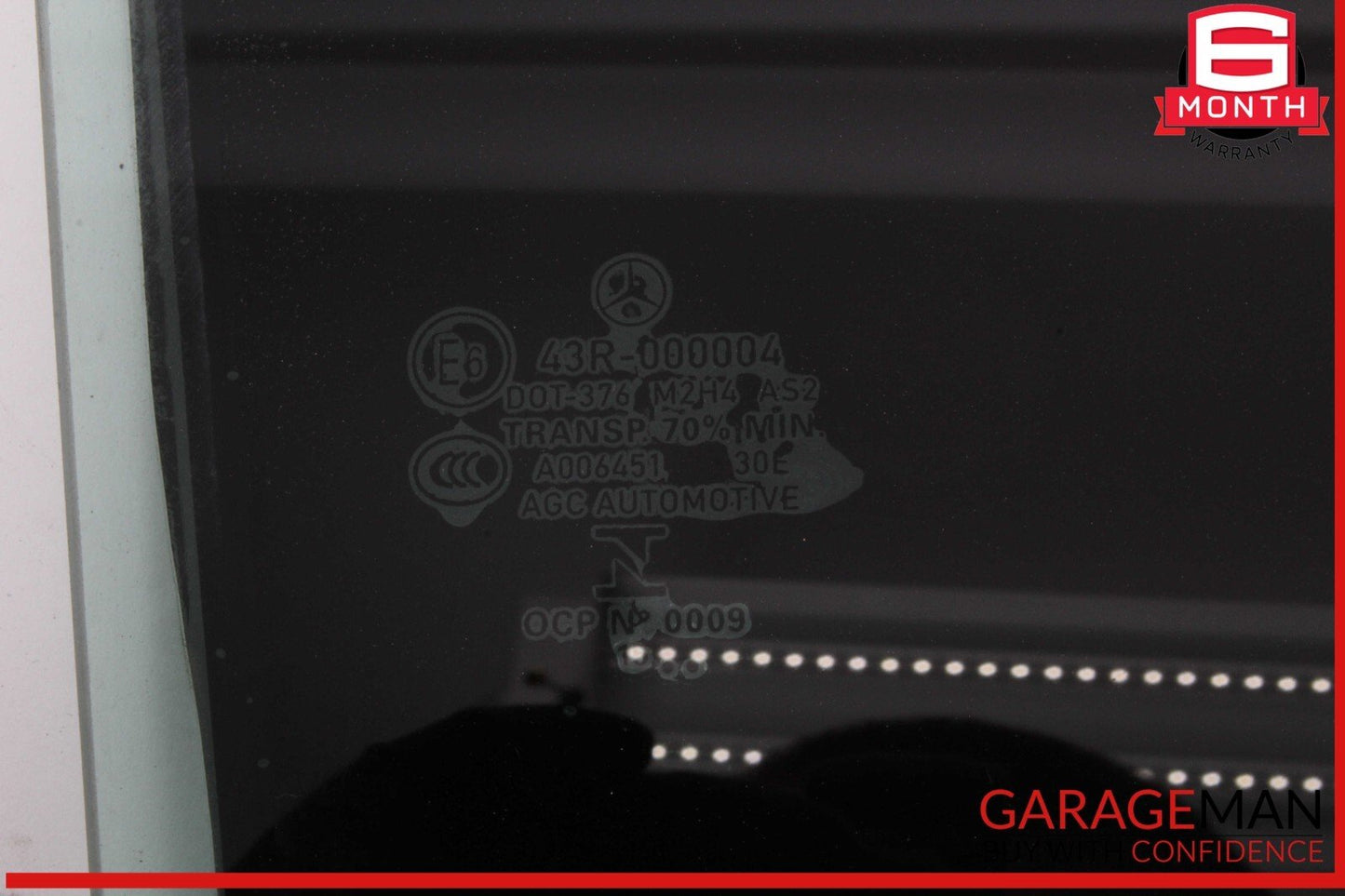 15-21 Mercedes W205 C300 C400 Rear Right Side Door Window Glass OEM
