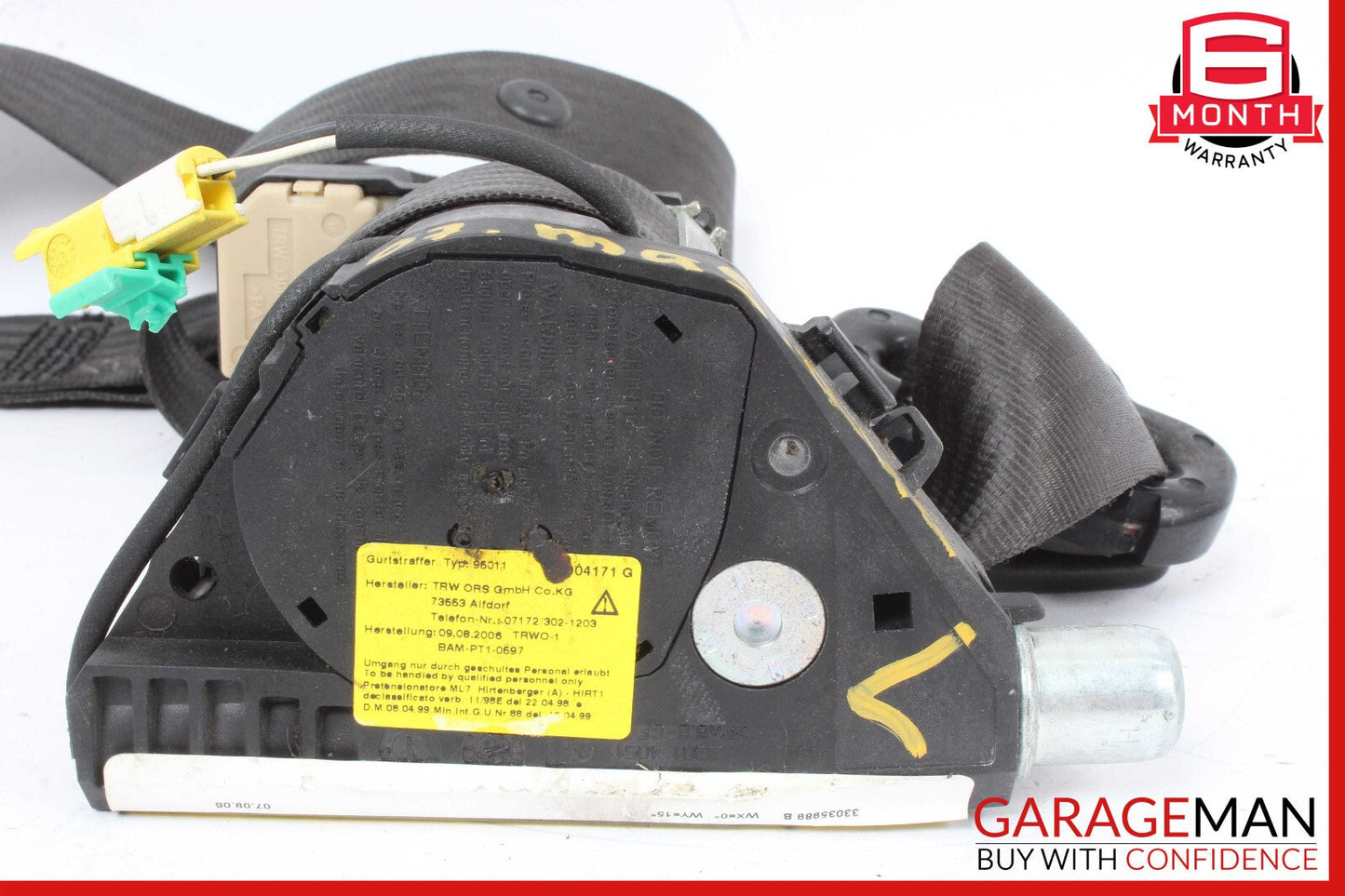 03-08 Maserati Quattroporte M139 Front Left Side Seat Belt Retractor OEM