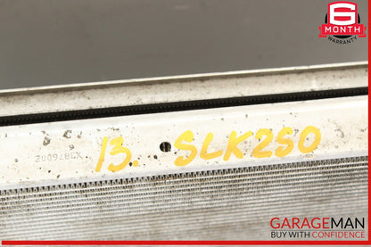 12-15 Mercedes R172 SLK250 Engine Cooling Radiator AC Air A/C Condenser OEM