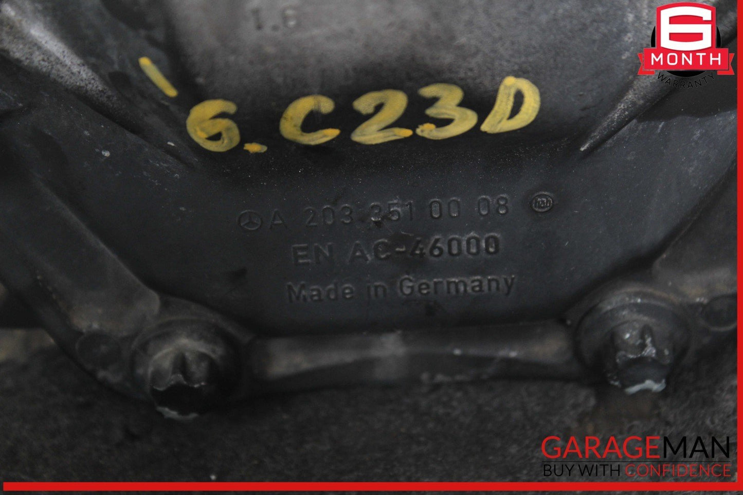03-11 Mercedes W203 C230 SLK280 Rear Differential Diff Axle Carrier 3.27 OEM