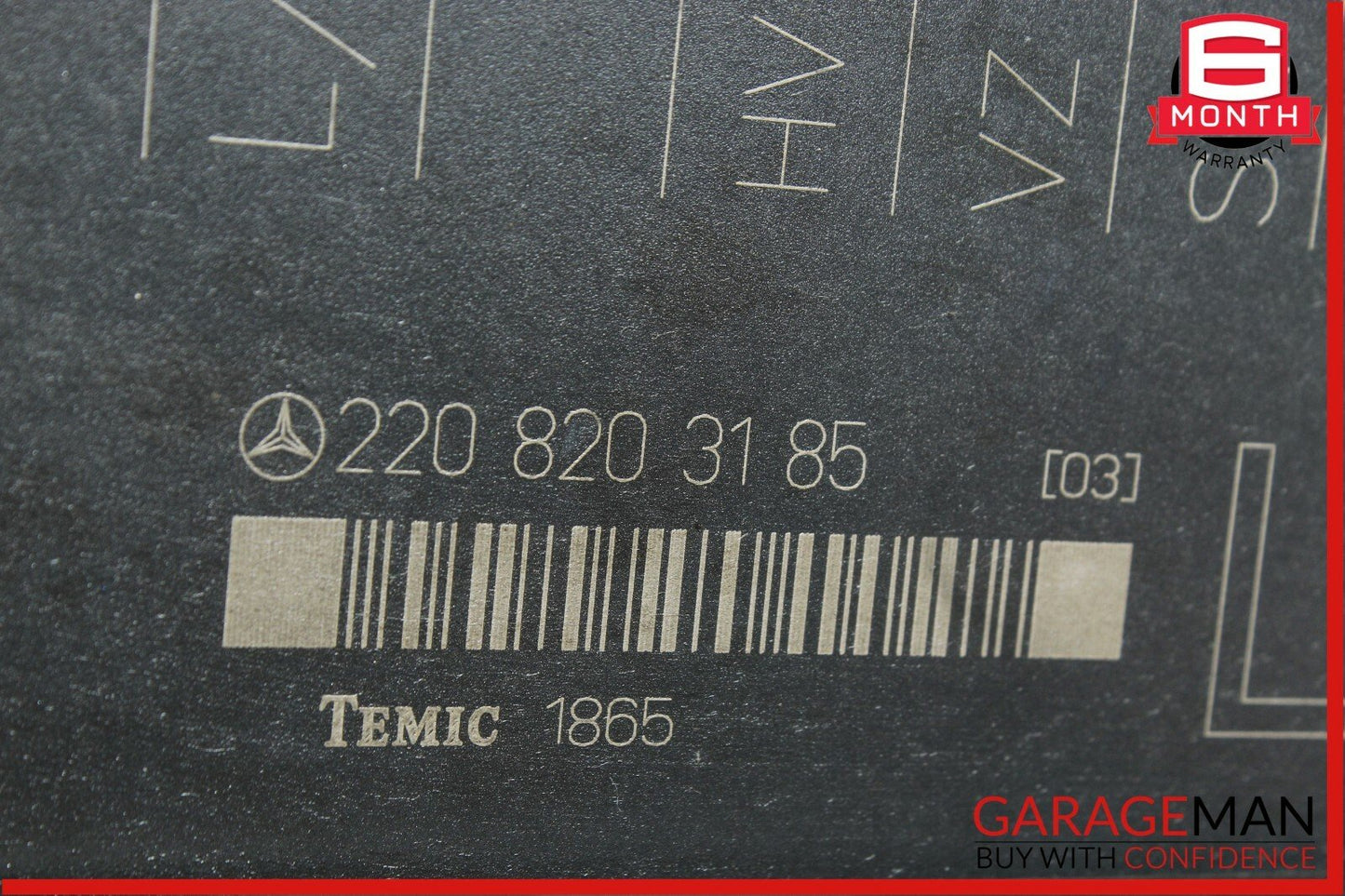 03-06 Mercedes W220 S600 S430 S500 Front Left Side Seat Controller Module Unit