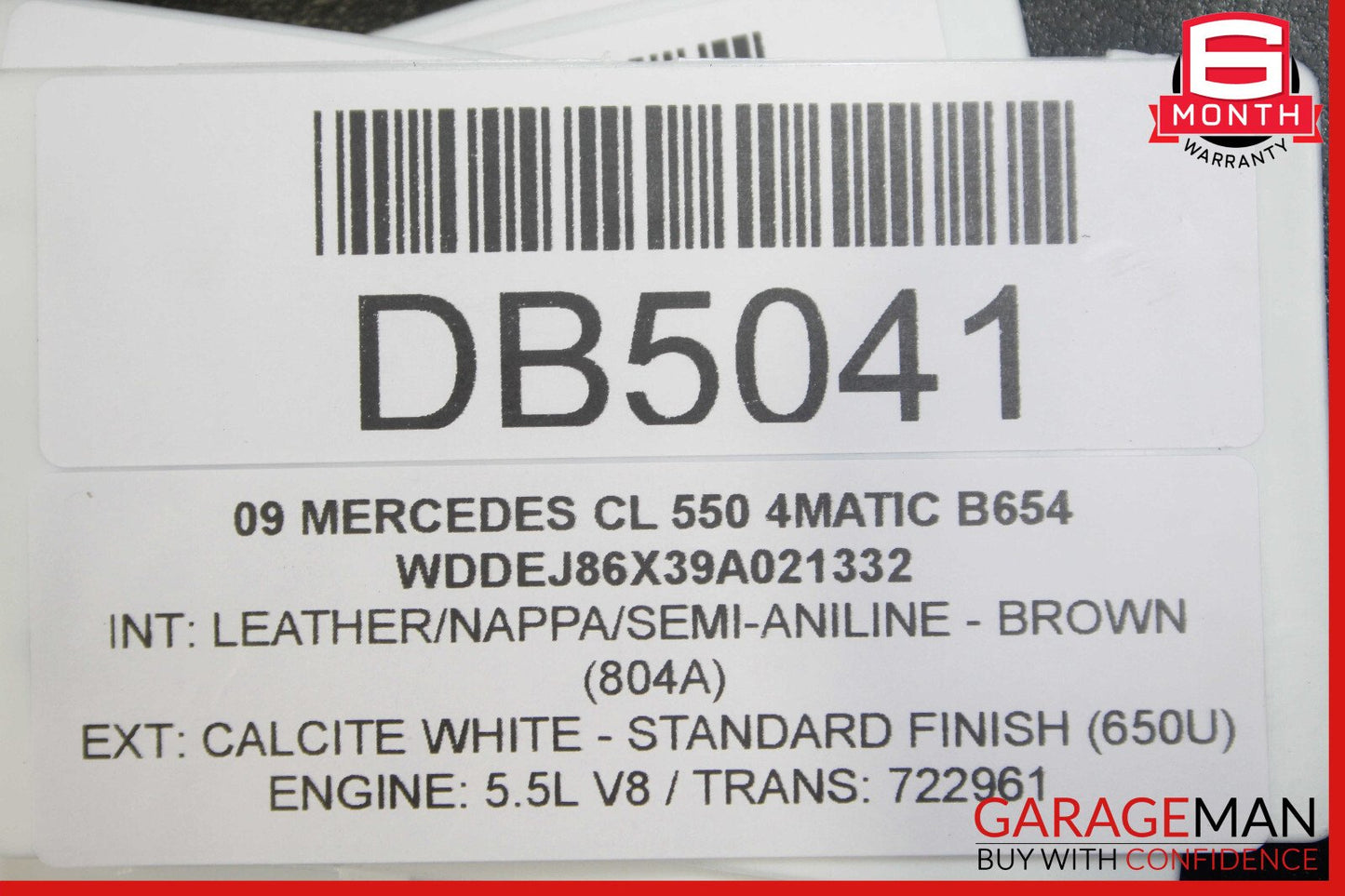 07-10 Mercedes W216 CL550 CL600 Left Driver Side Skirt Rocker Panel Lorinser