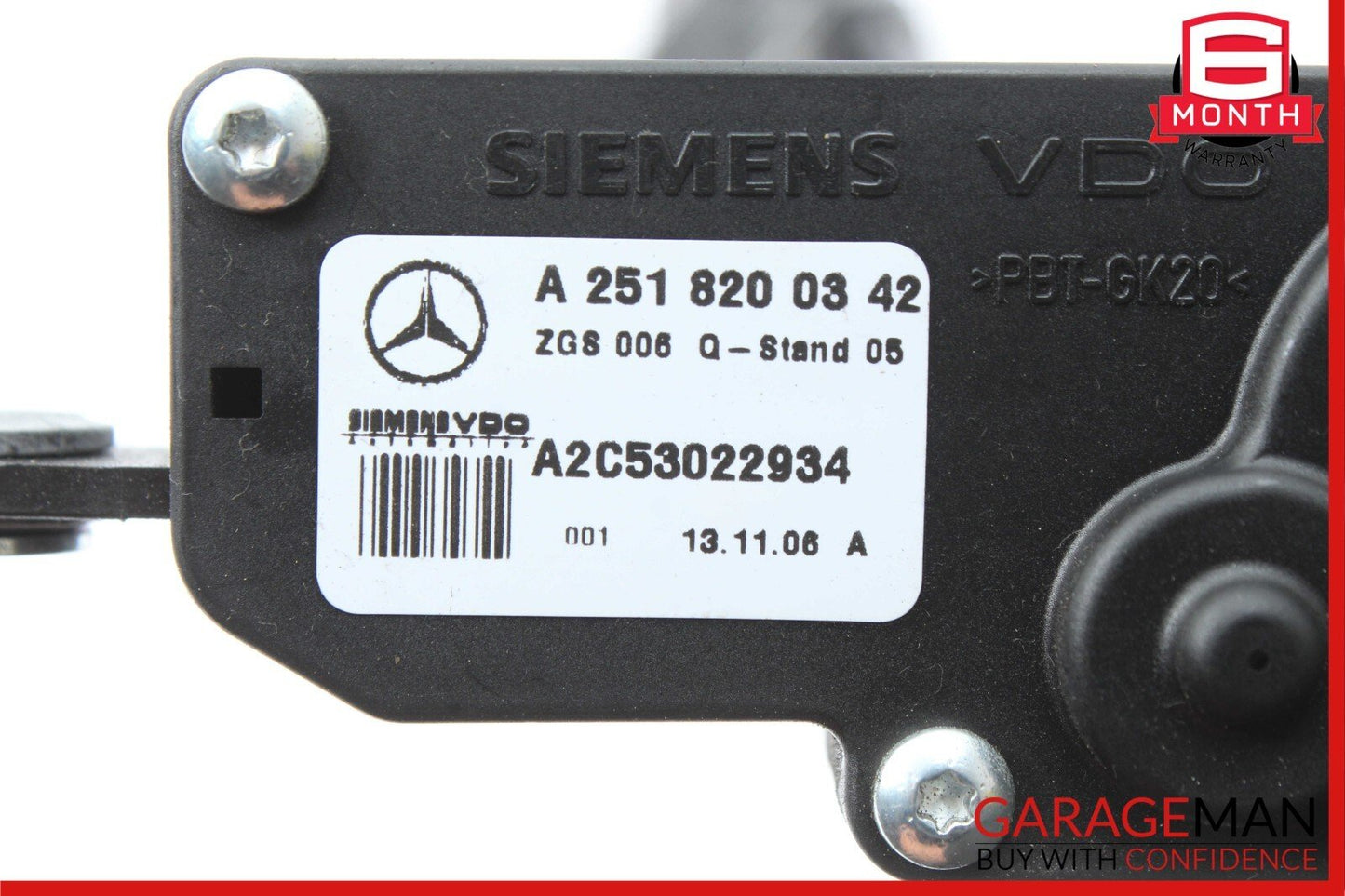06-13 Mercedes X164 GL450 R550 Rear Left Side Quarter Glass Window Motor OEM