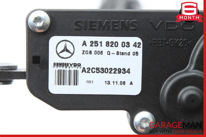 06-13 Mercedes X164 GL450 R550 Rear Left Side Quarter Glass Window Motor OEM