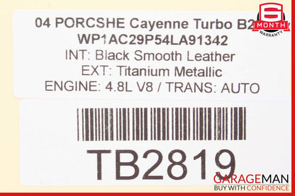 03-10 Porsche Cayenne 955 957 Rear Tailgate Latch Window Lock Actuator Assembly