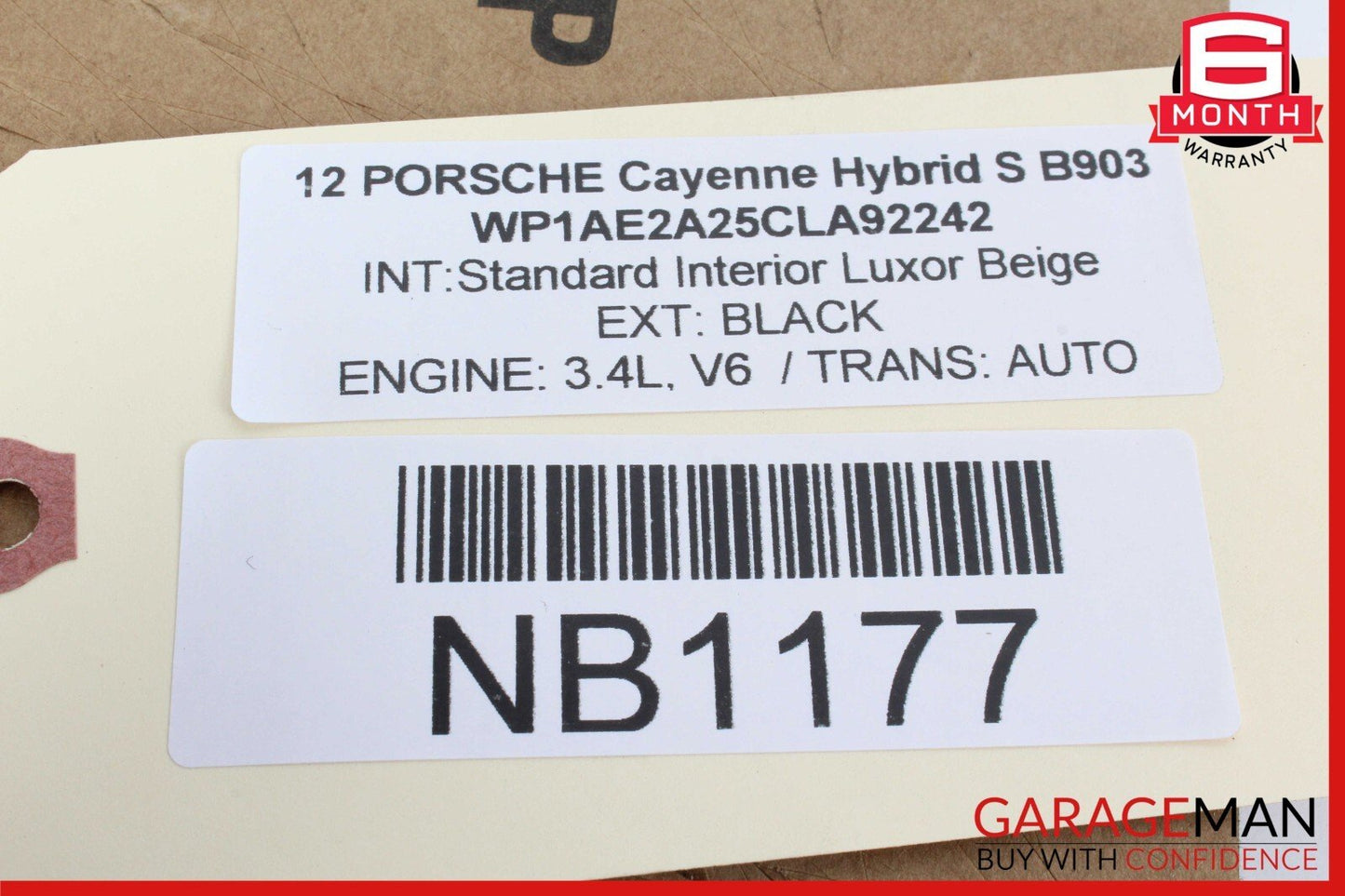 11-18 Porsche Cayenne 958 Front Center Console AC A/C Heater Climate Controller