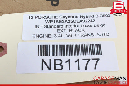 11-18 Porsche Cayenne 958 Front Center Console AC A/C Heater Climate Controller