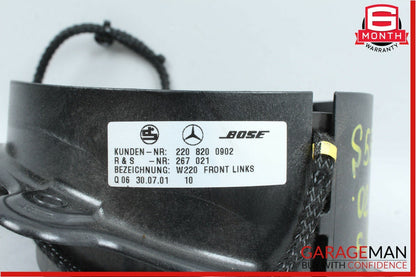 00-06 Mercedes W220 S430 S55 AMG Front Left Driver Side Door Audio Sound Speaker