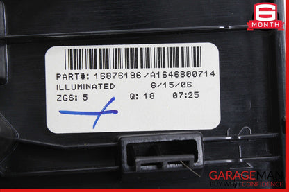 06-12 Mercedes X164 GL450 GL550 ML500 Center Console Cup Holder Compartment OEM