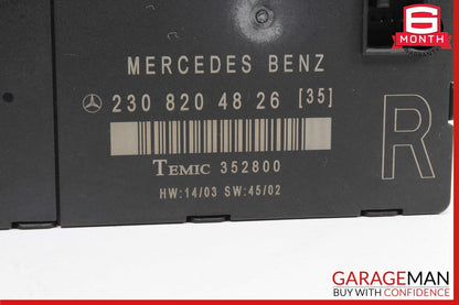03-12 Mercedes R230 SL500 SL550 SL55 AMG Door Control Module Right Side OEM