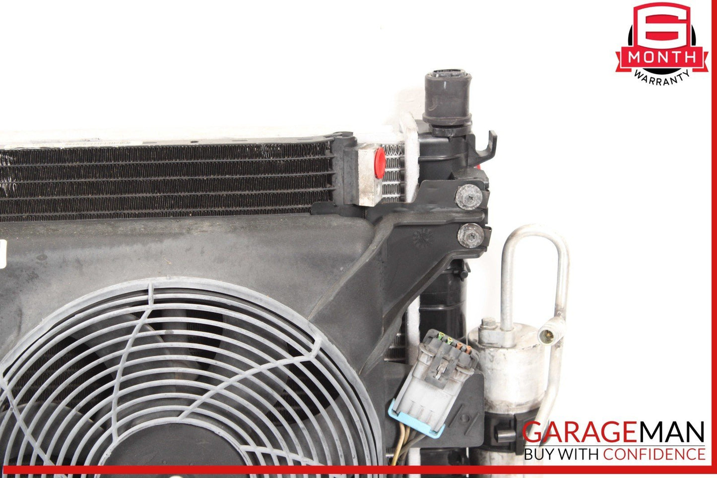 98-05 Mercedes W163 ML350 Engine Cooling Radiator AC A/C Condenser Assembly OEM