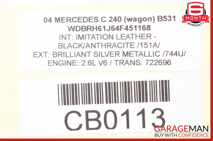 Mercedes W203 C240 CLK500 Rear Left or Right Side Lower Thrust Control Arm OEM