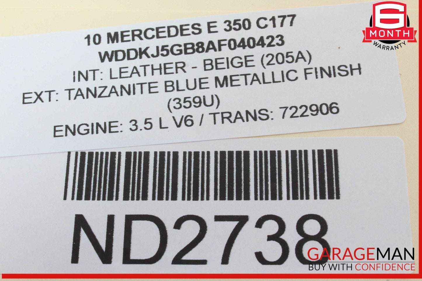 10-17 Mercedes W207 E350 E550 Coupe Rear Window Regulator Control Module Unit