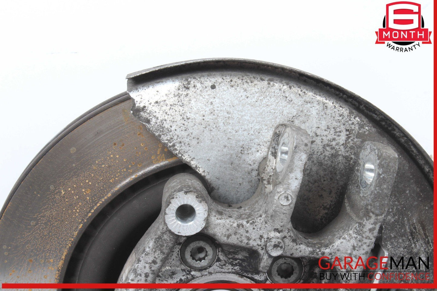 09-18 Audi SQ5 A6 A7 Rear Right Wheel Spindle Knuckle Hub Bearing Brake Rotor
