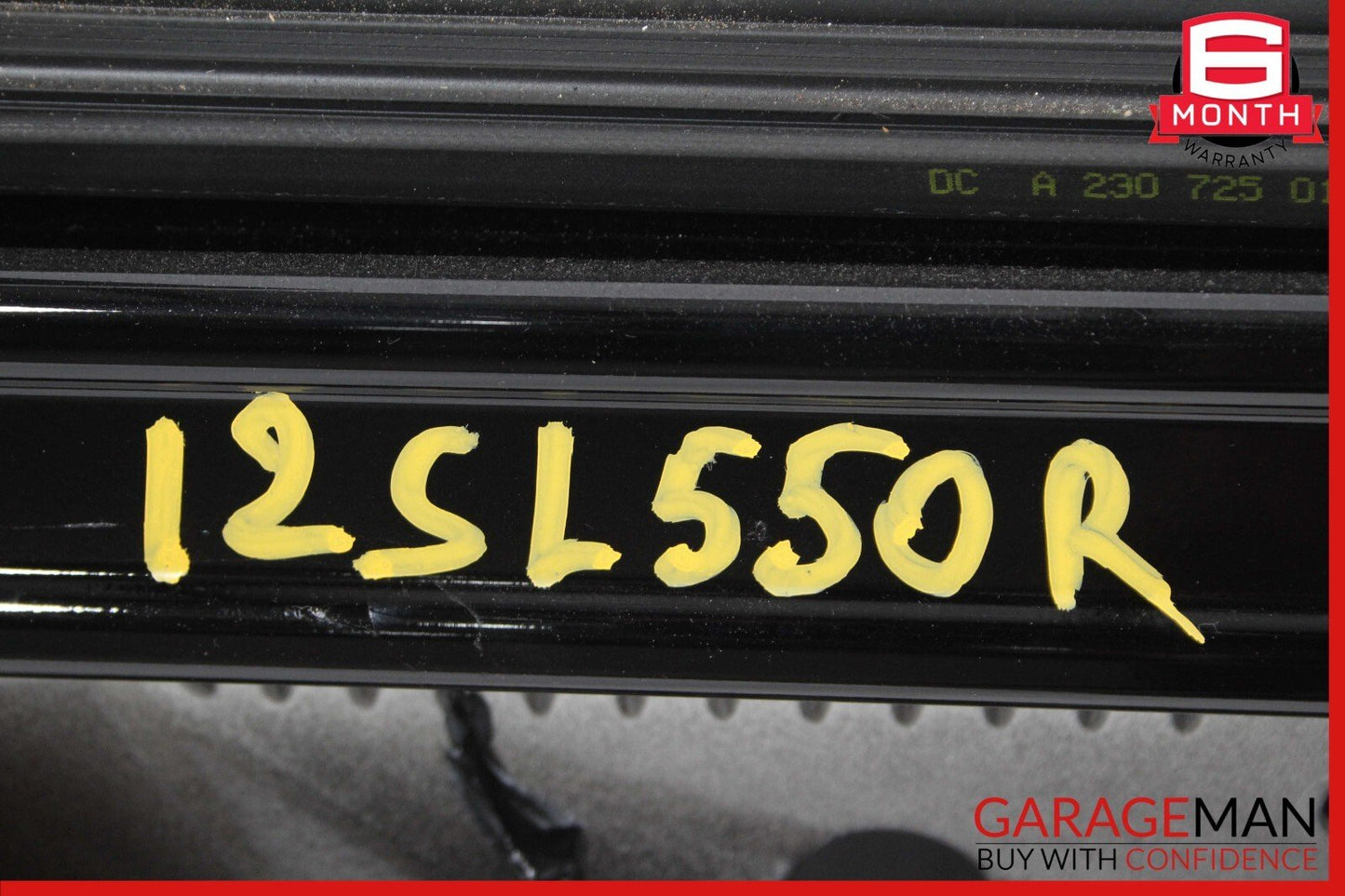 03-12 Mercedes R230 SL550 Front Right Side Exterior Door Shell Frame Panel Black