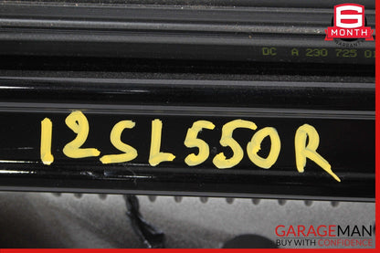 03-12 Mercedes R230 SL550 Front Right Side Exterior Door Shell Frame Panel Black