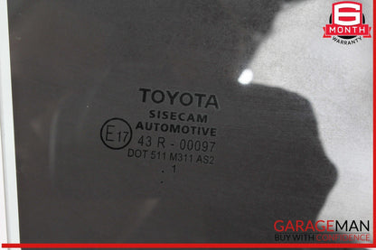 18-22 Toyota C-HR Rear Right Passenger Side Door Window Glass OEM
