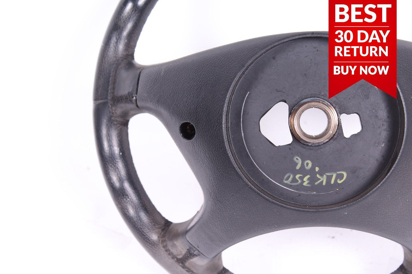 03-09 Mercedes W209 CLK350 4 Spoke Drivers Steering Wheel Assembly Black A81 OEM