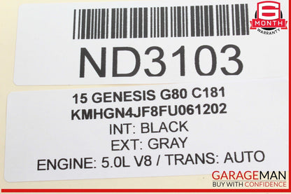 15-20 Hyundai Genesis G80 Park Parking Assist Control Module Unit 95770-B1100