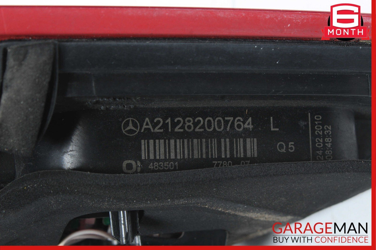 10-13 Mercedes W212 E350 E400 E63 AMG Sedan Rear Left Side Inner Tail Light Lamp