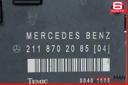 03-09 Mercedes W211 E350 E500 E550 Front Right Passenger Door Control Module OEM