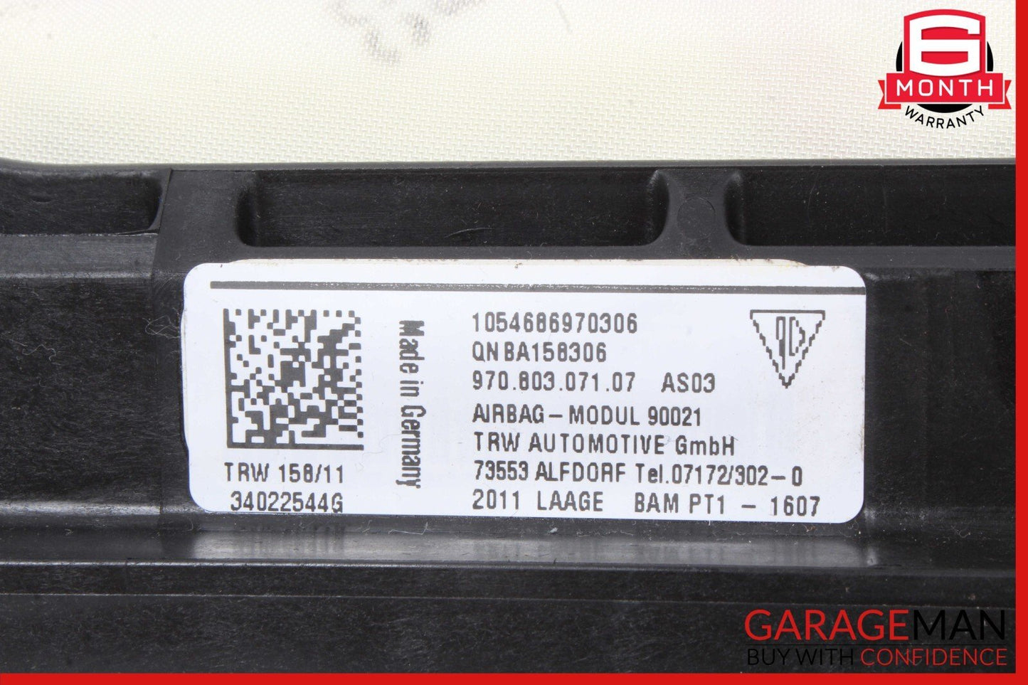 10-16 Porsche Panamera 970 Front Right Side Dash Dashboard Air Bag Airbag OEM