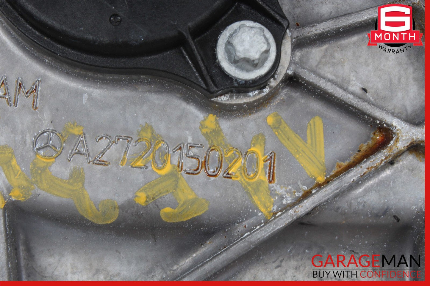 Mercedes W212 E350 GL550 Front Left Side Engine Timing Chain Cover Plate OEM
