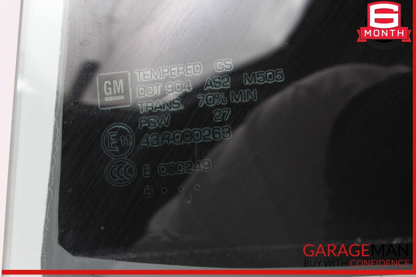 14-19 Cadillac CTS V-Sport Rear Left Driver Side Door Window Glass OEM