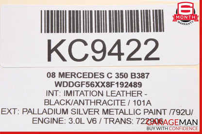 08-18 Mercedes W204 C300 C350 CLS550 GLK350 Rear Left Door Control Module Unit