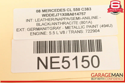07-14 Mercedes W216 CL550 S550 Electric Power Supply Fuse Box Control Module OEM