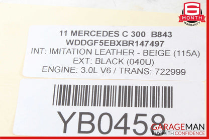 05-13 Mercedes W204 C300 E350 SLK300 E550 Oil Filter Cooler Housing OEM
