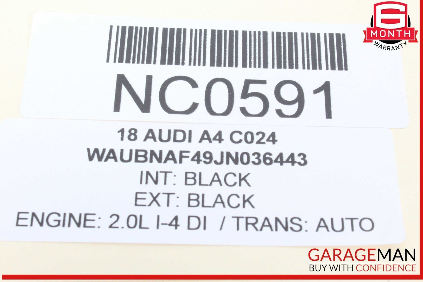 17-24 Audi A4 Quattro Rear Upper Center Third 3rd Brake Light Lamp 8W5945097 OEM